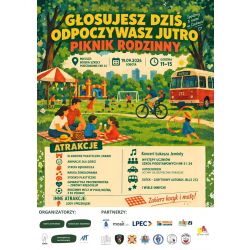 plakat dotyczący pikniku rodzinnego